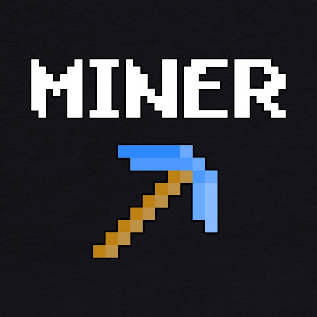 diamond pickaxe miner by Mamon